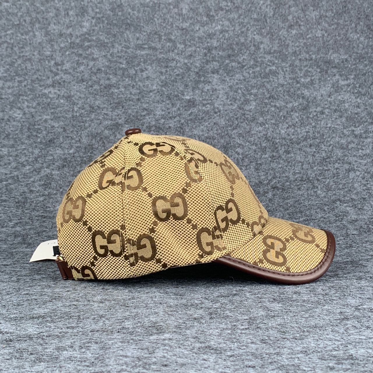 Gucci Jumbo GG Canvas Baseball Hat ‘Camel/Ebony’