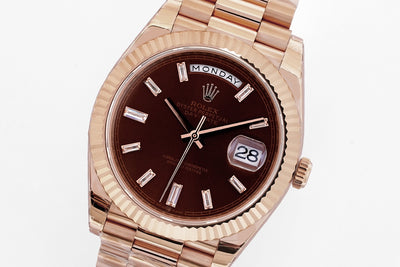 Chocolate & Rose Gold 40MM Watch