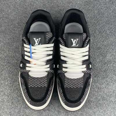 LV Trainer “Black Damier 3D Denim”