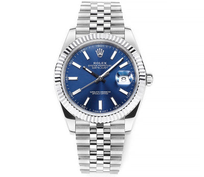 Blue & Stainless Steel 41MM Watch