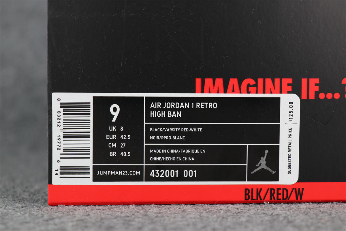 Air Jordan 1 Retro High 'Banned' 2011 (B-GRADE)