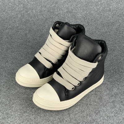 Rick Owens Porterville Jumbo Laced Padded High 'Black Milk'