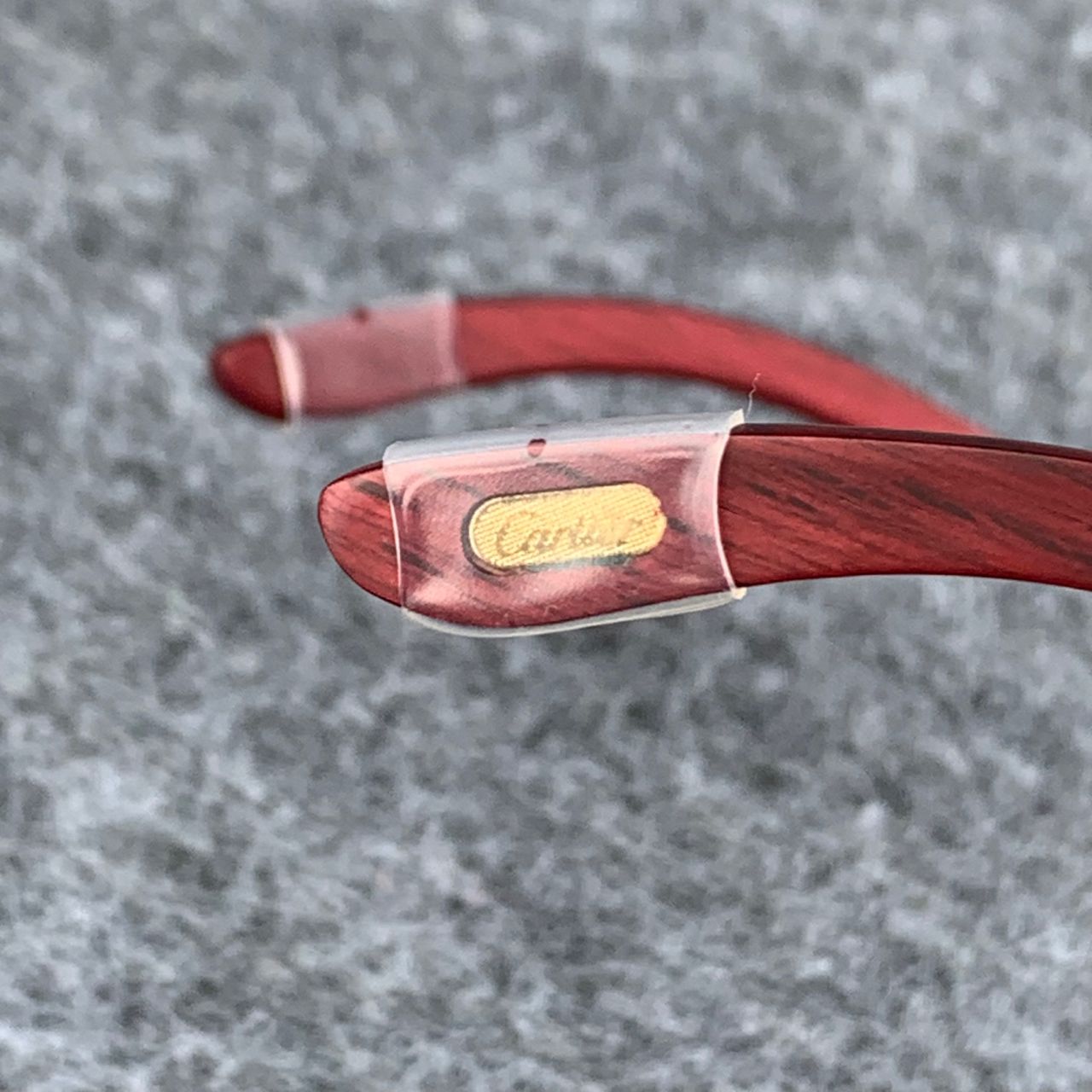CT0052O Gold Rimless Eyeglasses with Wood Temples – Prsnlplg