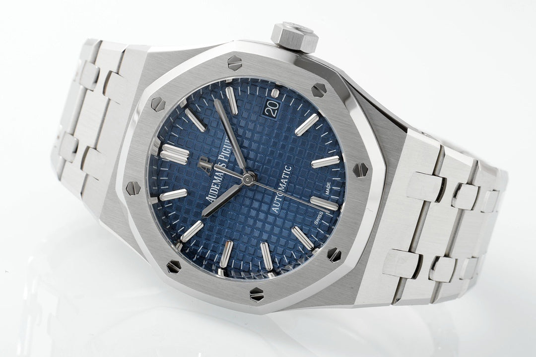Royal Oak 15500ST Blue Dial