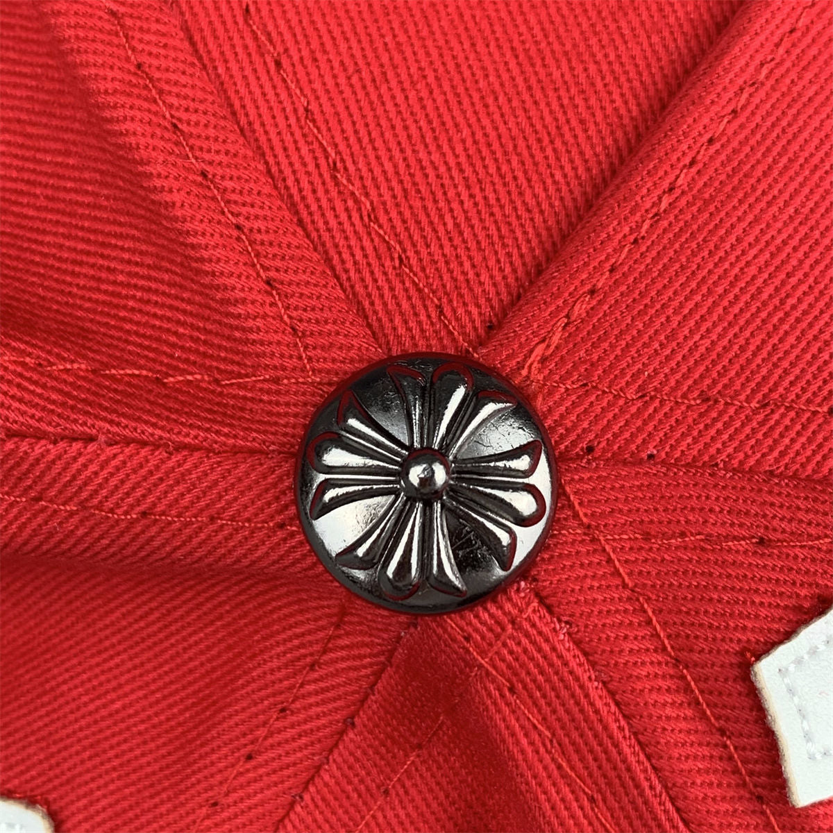 Chrome Hearts Cross Patch Snapback ‘Red’