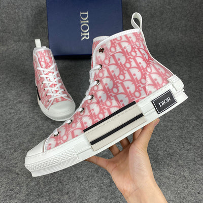 Dior B23 High 'Dior Oblique - Wit Rood'