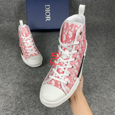 Dior B23 High 'Dior Oblique - Wit Rood'