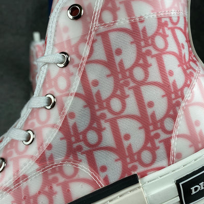Dior B23 High 'Dior Oblique - Wit Rood'