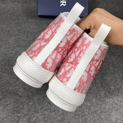 Dior B23 High 'Dior Oblique - Wit Rood'