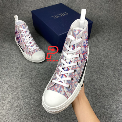 Dior B23 High Oblique Pixel - Blue Red'