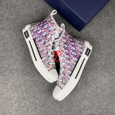 Dior B23 High Oblique Pixel - Blue Red'