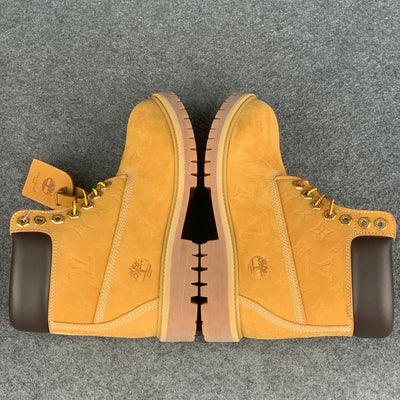 Timberland 6 Inch Ankle Boot 'Embossed Monogram - Wheat'