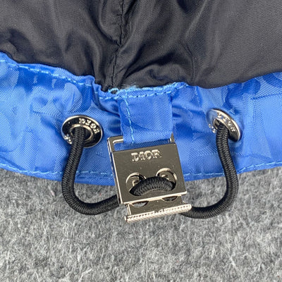 Dior Oblique Down Jacket in Blue Technical Jacquard