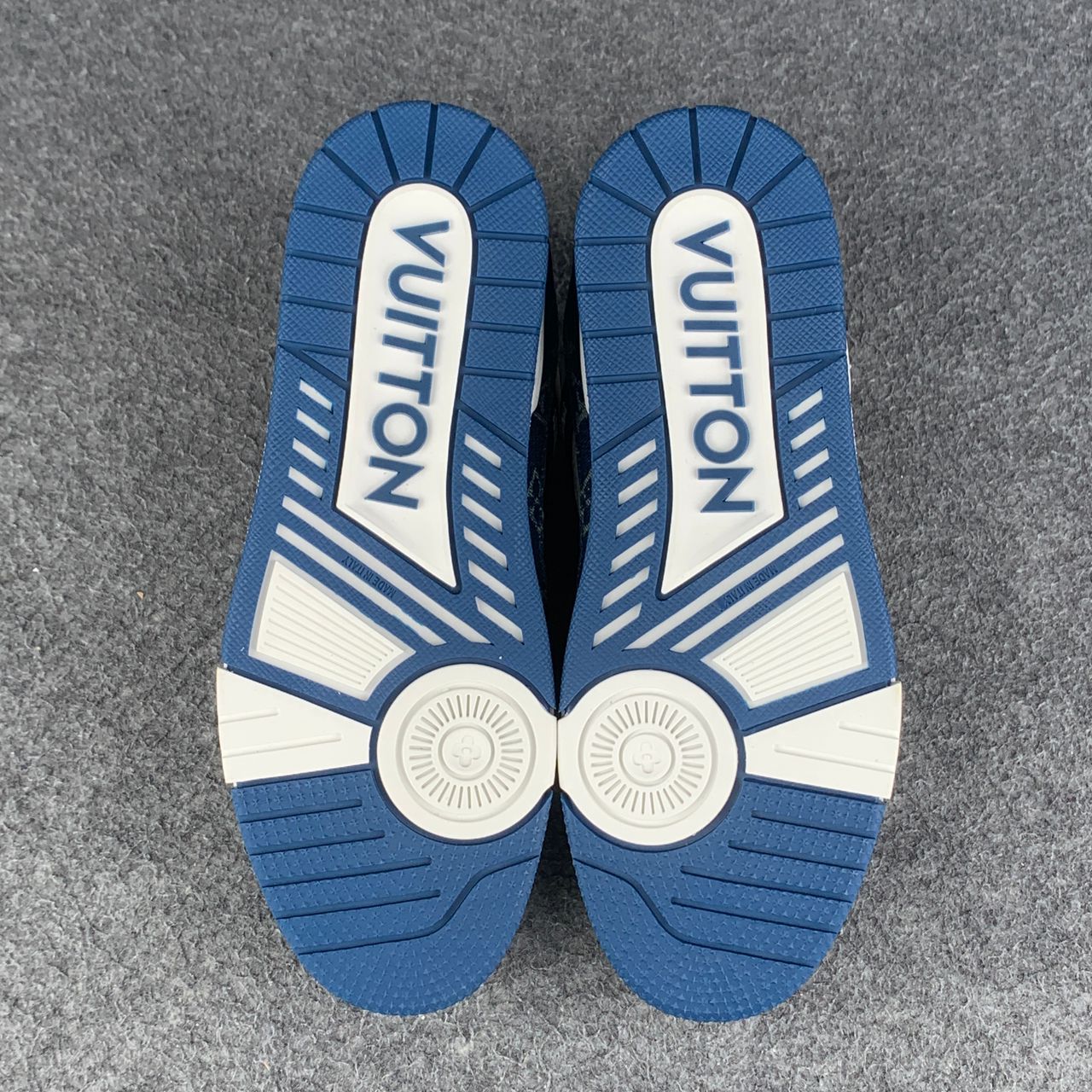 Baskets LVT Monogram Denim « Blanc Bleu »