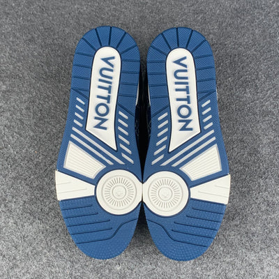 Baskets LVT Monogram Denim « Blanc Bleu »