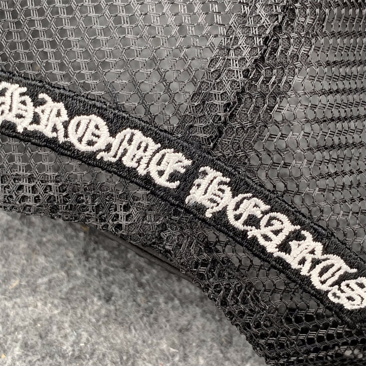 Chrome Hearts Cemetery Trucker Hat ‘Black’