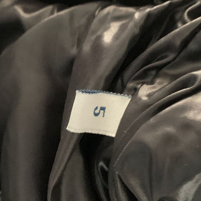 Moncler Maya Hooded Shiny Full Zip Jacket 'Black'