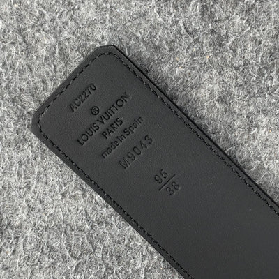 LV Initiales 40mm Belt ‘Matte Black’