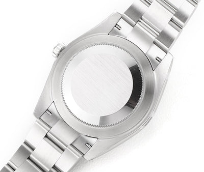 Rhodium Gray & Stainless Steel 41MM Watch