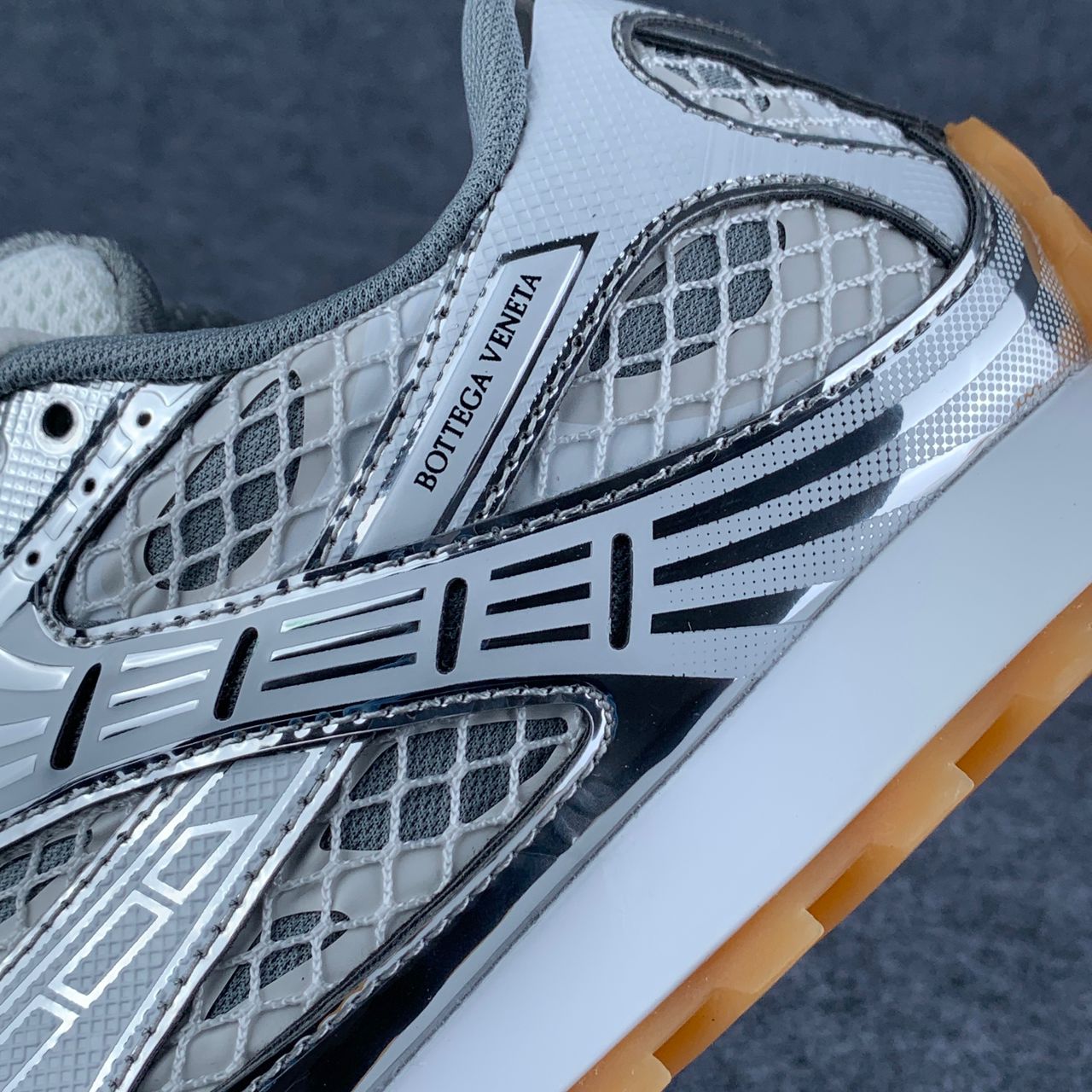 Bottega Veneta Orbit Sneaker ‘Silver White’