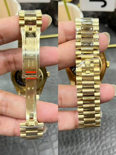 Yellow Gold & Green 40MM Watch