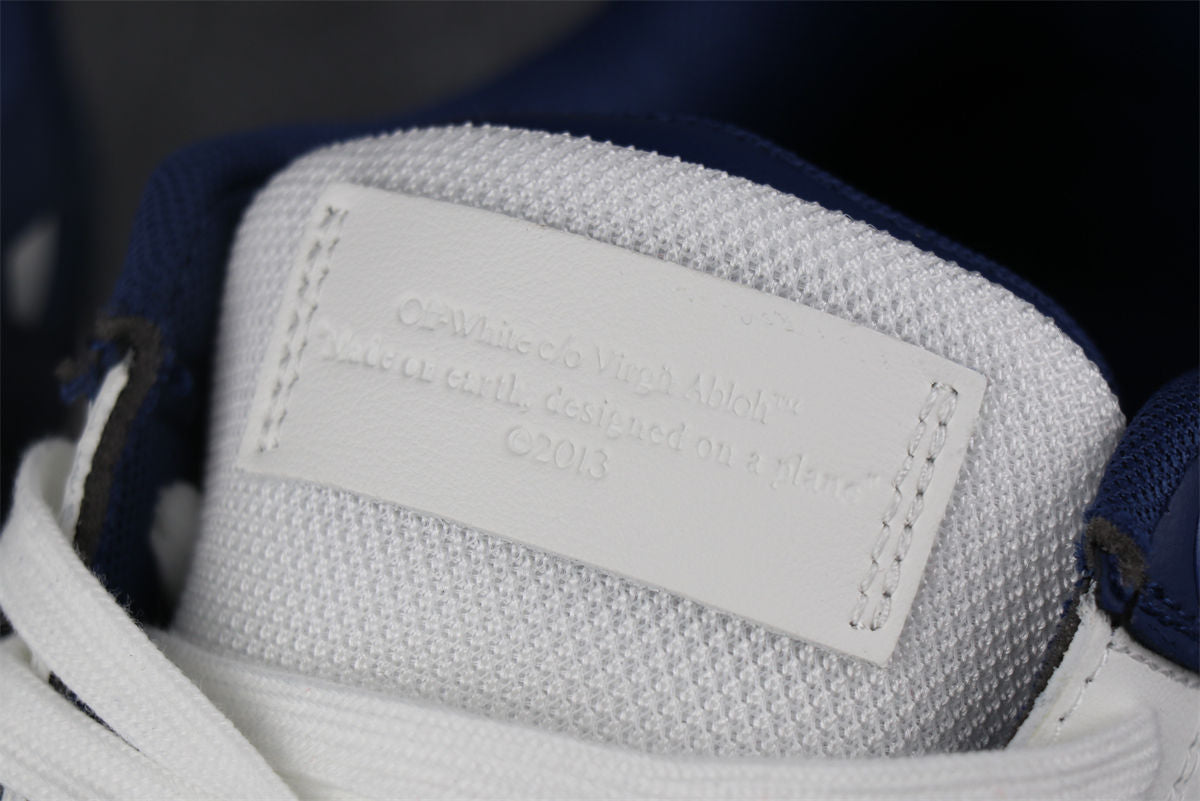 Off-White Out of Office 'White Navy Blue'