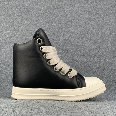 Rick Owens Porterville Jumbo Laced Padded High 'Black Milk'