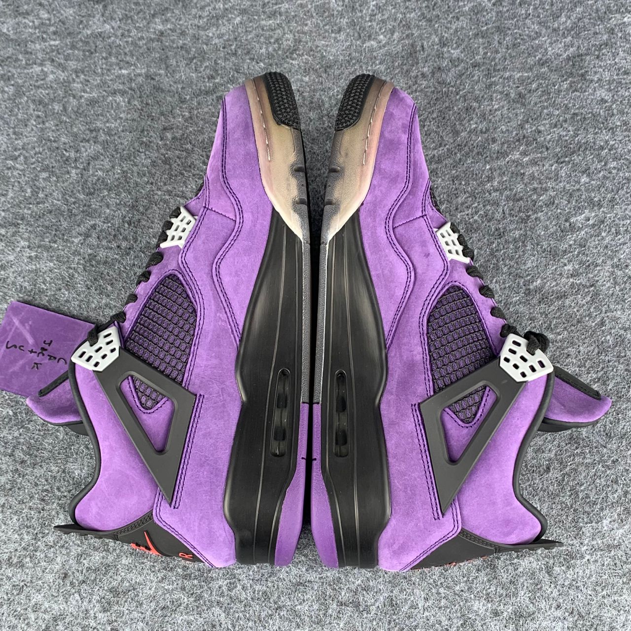 Travis Scott x Air Jordan 4 Retro 'Purple Suede White Midsole' Friends & Family