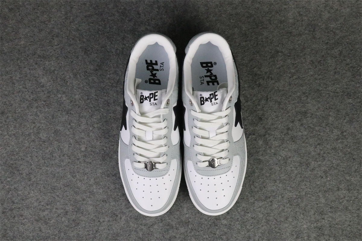 Bapesta Low M2 'White Grey'