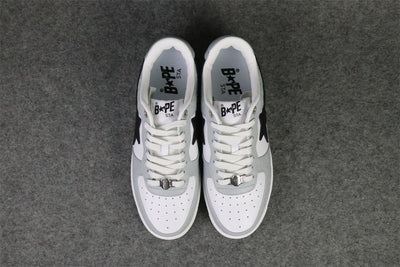 Bapesta Low M2 'White Grey'