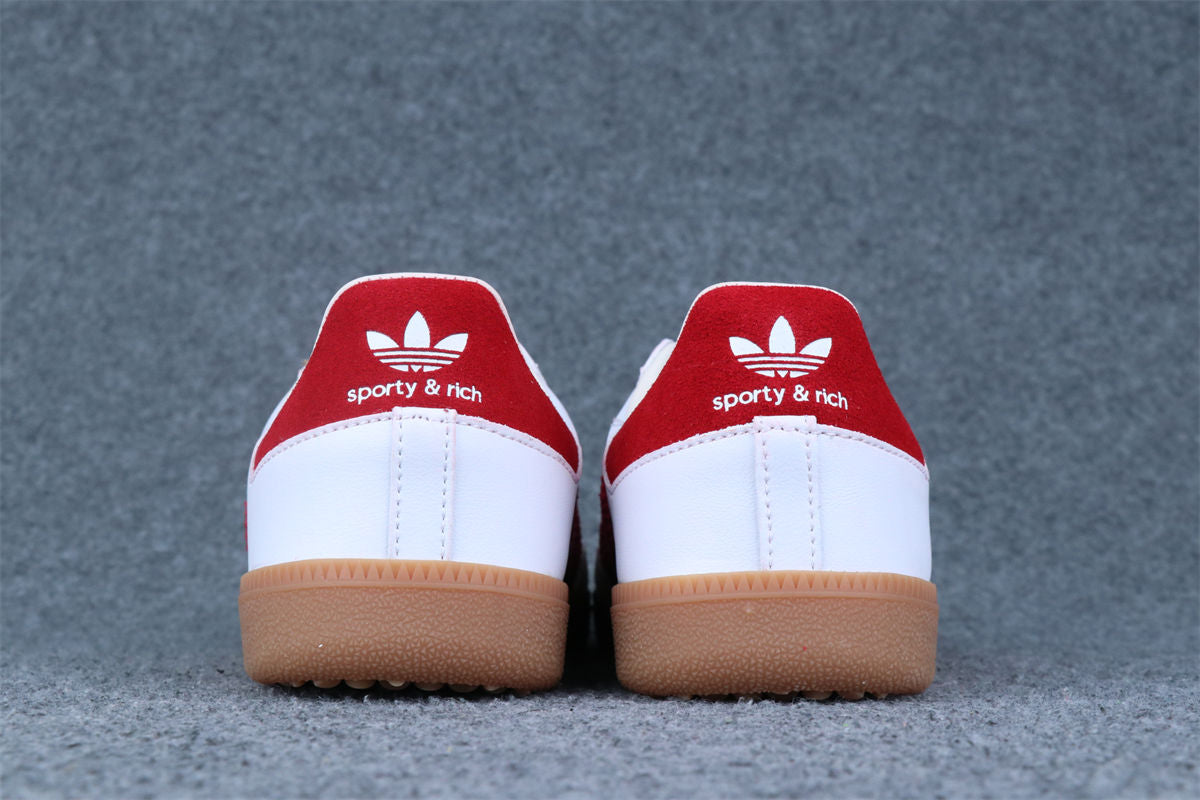 Sporty & Rich x Samba OG 'White Core Burgundy'