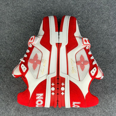 Baskets LVT « Monogram Denim - Rouge »