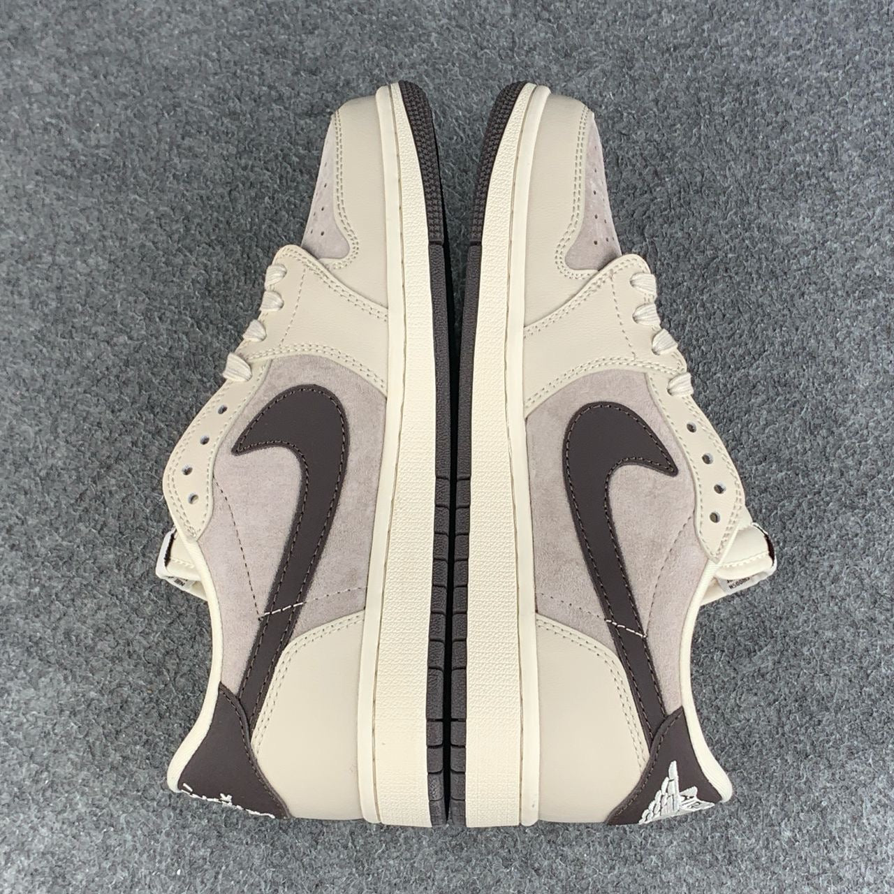 Custom LVT x Air Jordan 1 "Monogram Caramel Crisp"