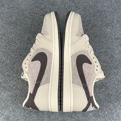 Custom LVT x Air Jordan 1 "Monogram Caramel Crisp"