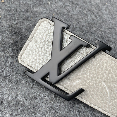 LV Initiales 40mm Reversible Belt ‘Light Grey’