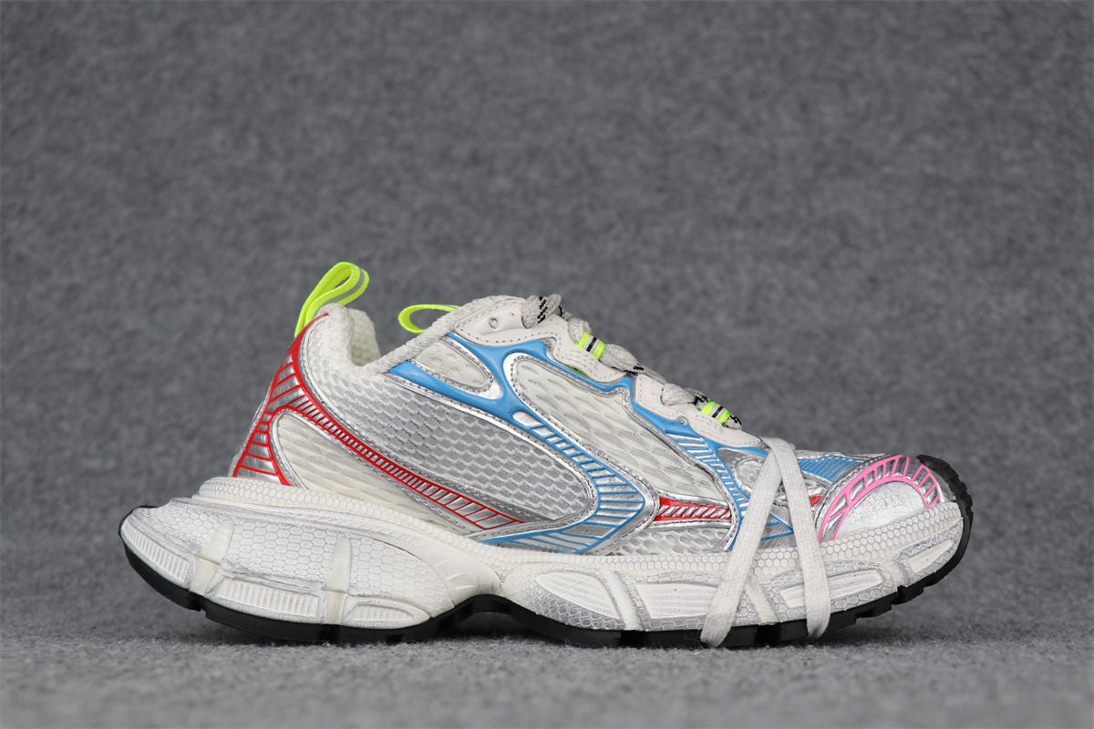 Balenciaga Wmns 3XL Sneaker 'Worn-Out - White Blue Red'