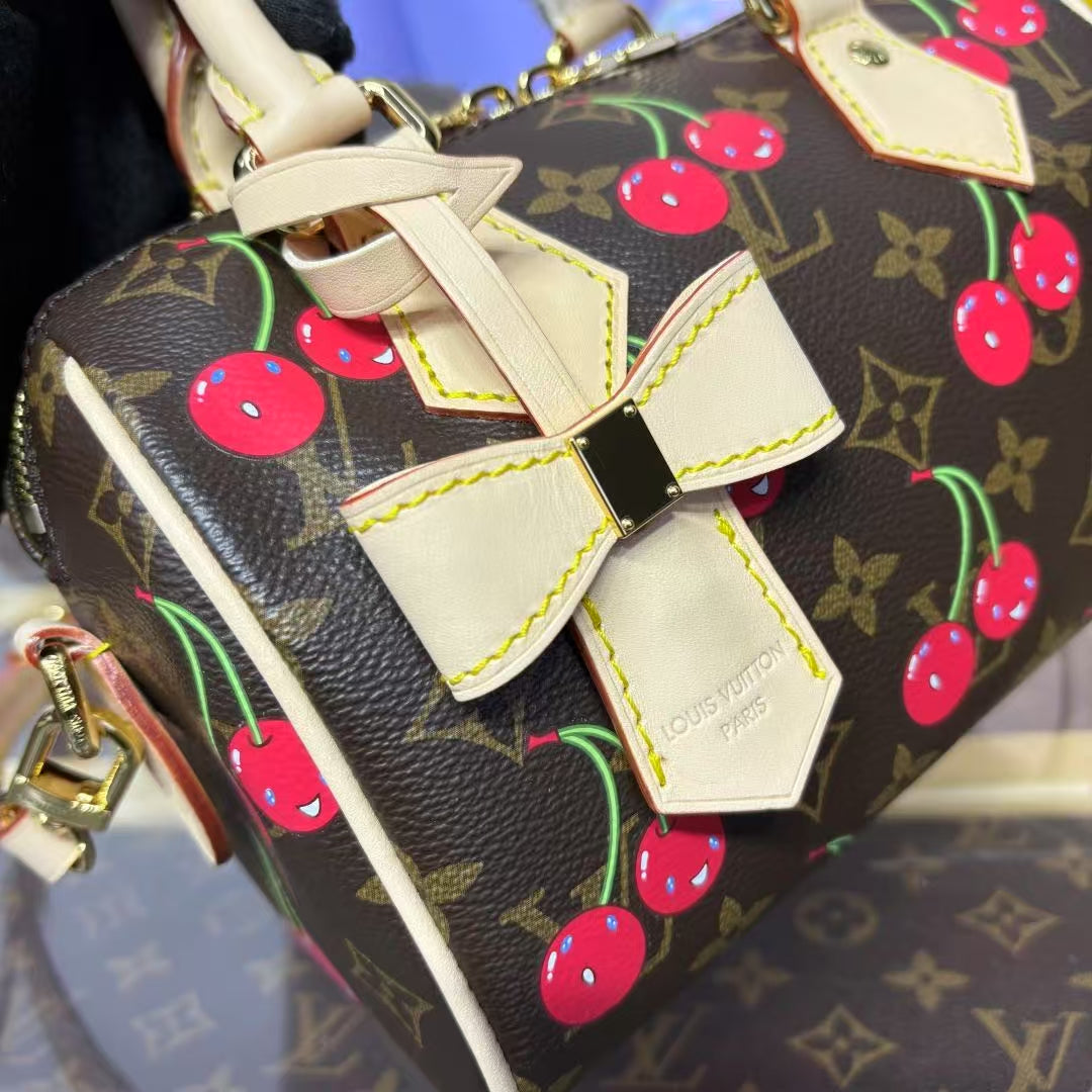 LV x Takashi Murakami Cherry Speedy