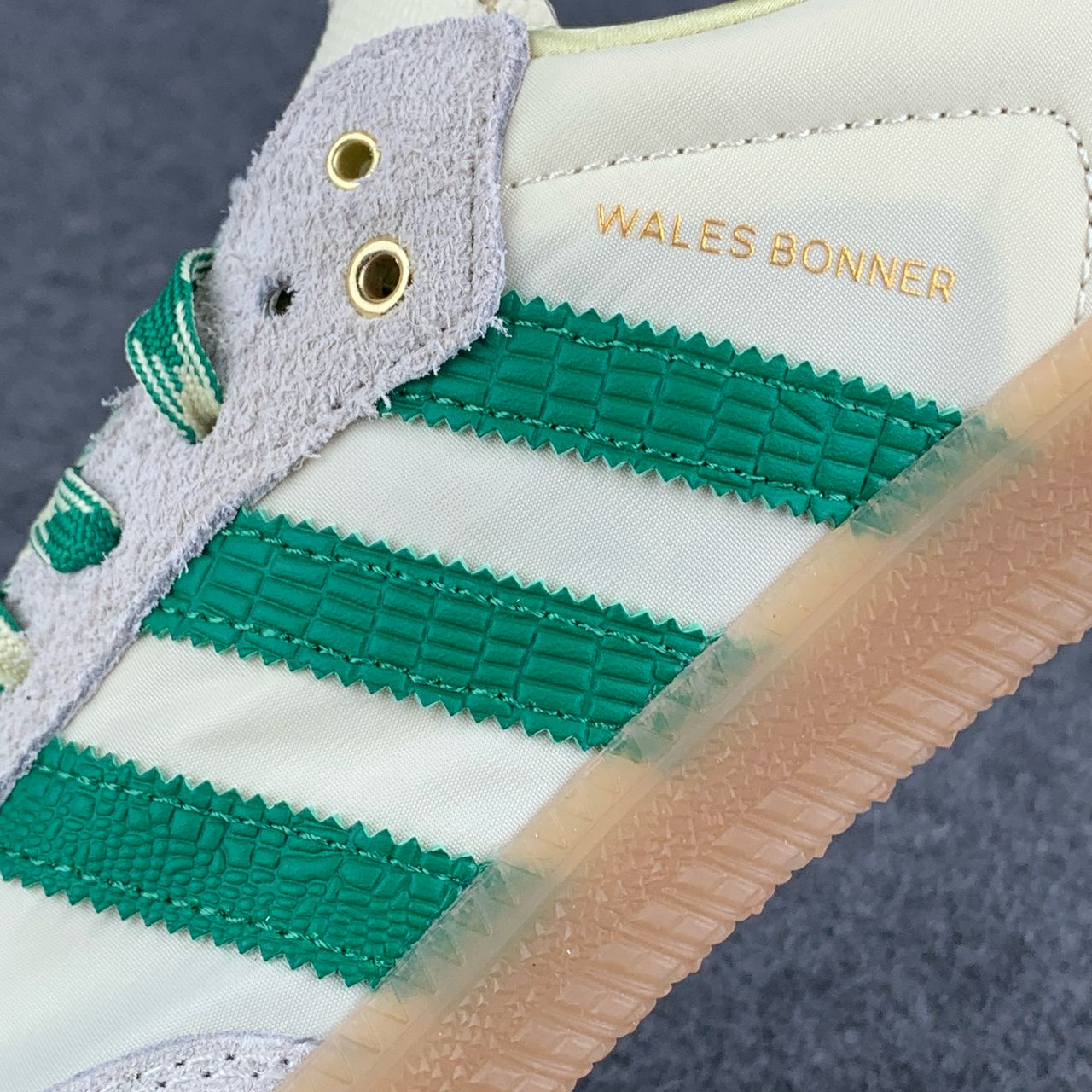 Wales Bonner x Samba 'Cream White Bold Green'