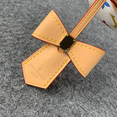 LV x Takashi Murakami Nano Speedy White Multicolored