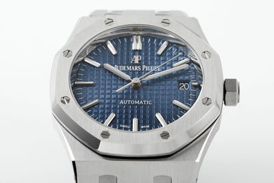 Royal Oak 15500ST Blue Dial