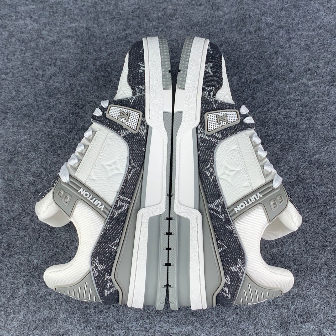 LV Trainer Monogram Denim 'Grey'