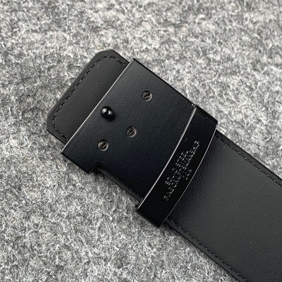 LV Initiales 40mm Belt ‘Matte Black’