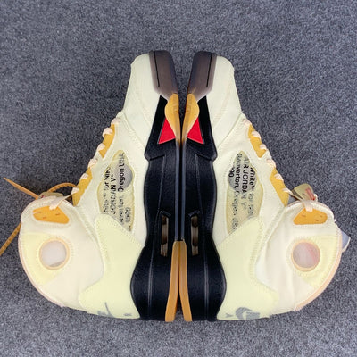 Off-White x Air Jordan 5 SP 'Sail'