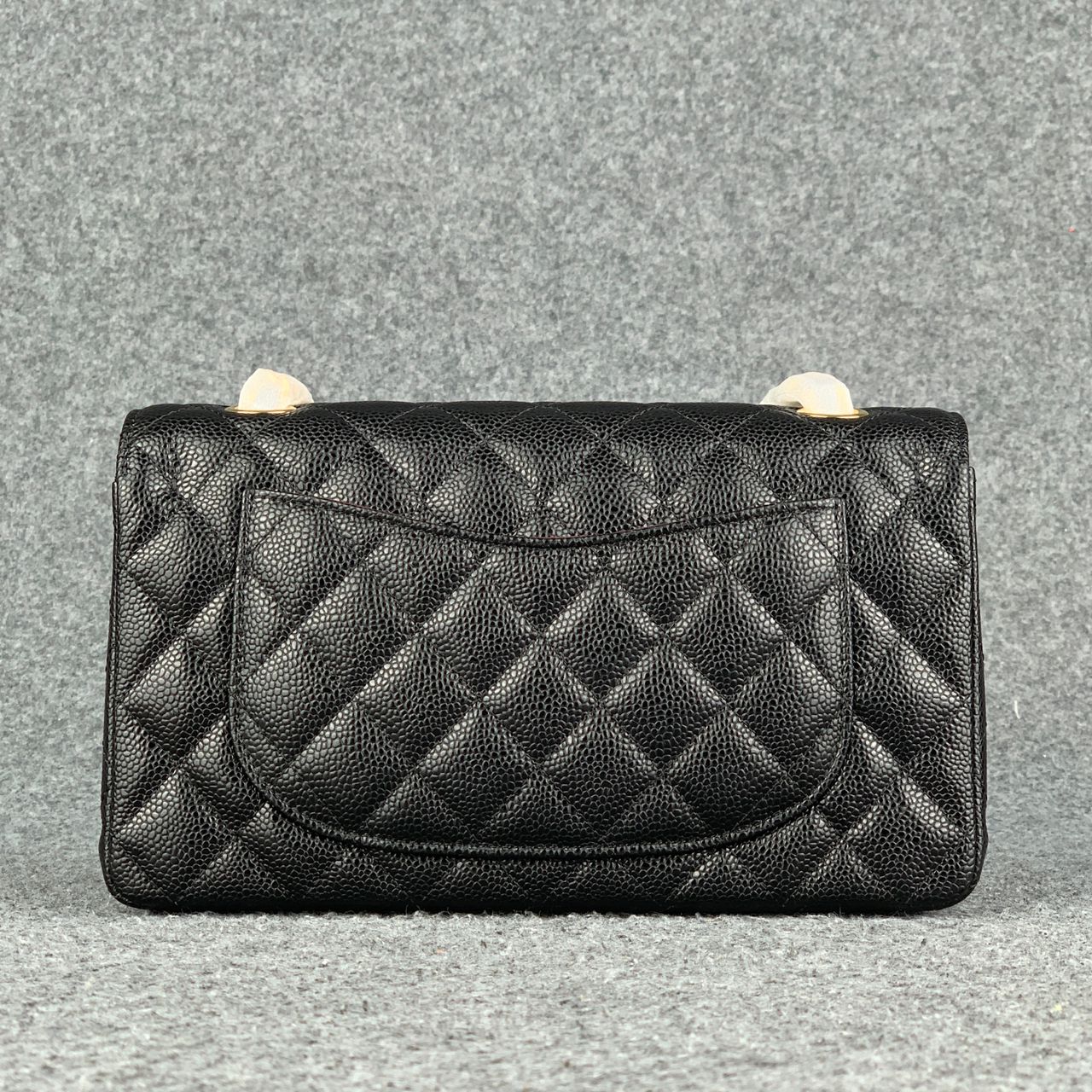 CC Small Classic Flap Bag Black Caviar