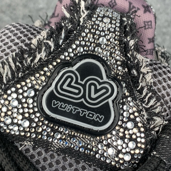 LV Skate Sneaker 'Black Swarovski Monogram' – Prsnlplg