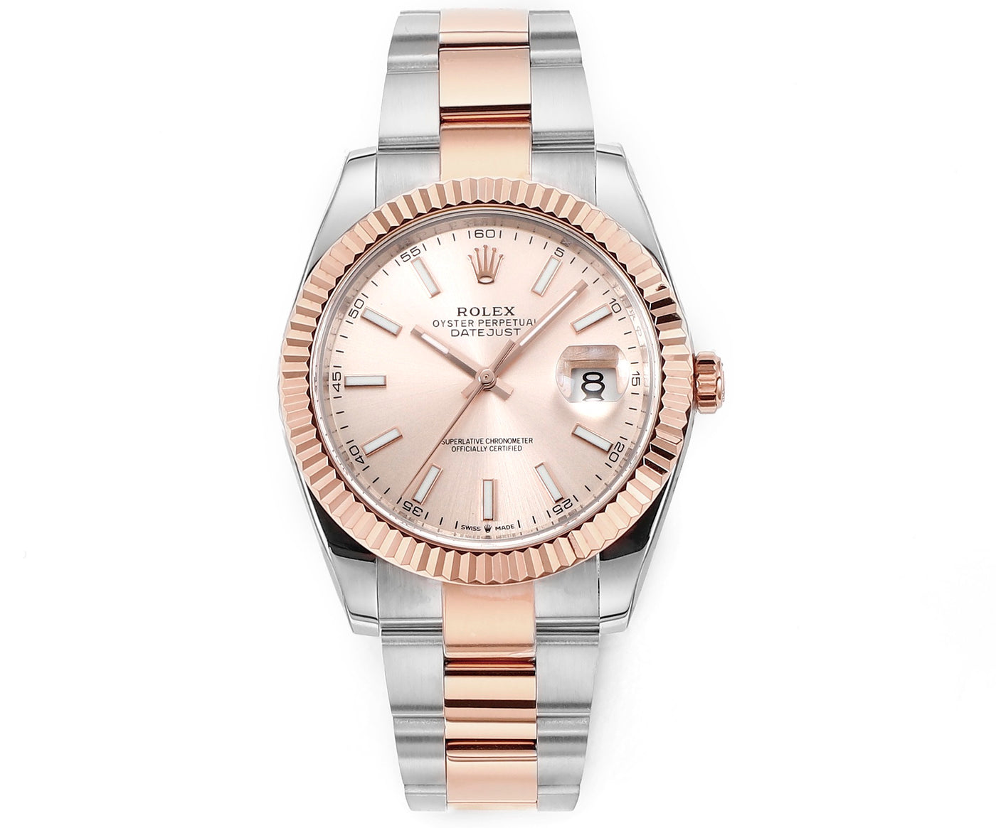 Rose Gold and Stainless Steel 41MM Watch