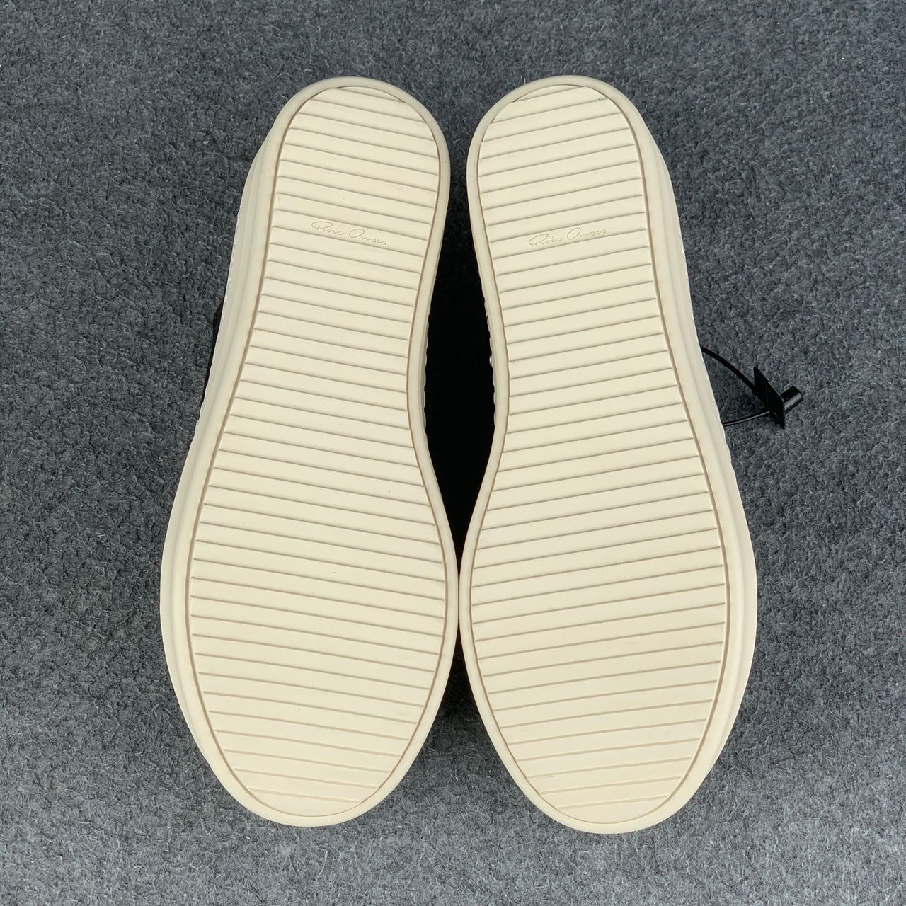 Rick Owens DRKSHDW Fogachine Cotton Megalace Low 'Black Milk'