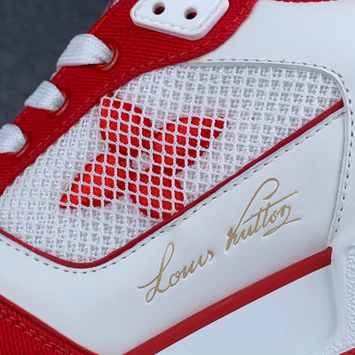 Baskets LVT « Monogram Denim - Rouge »