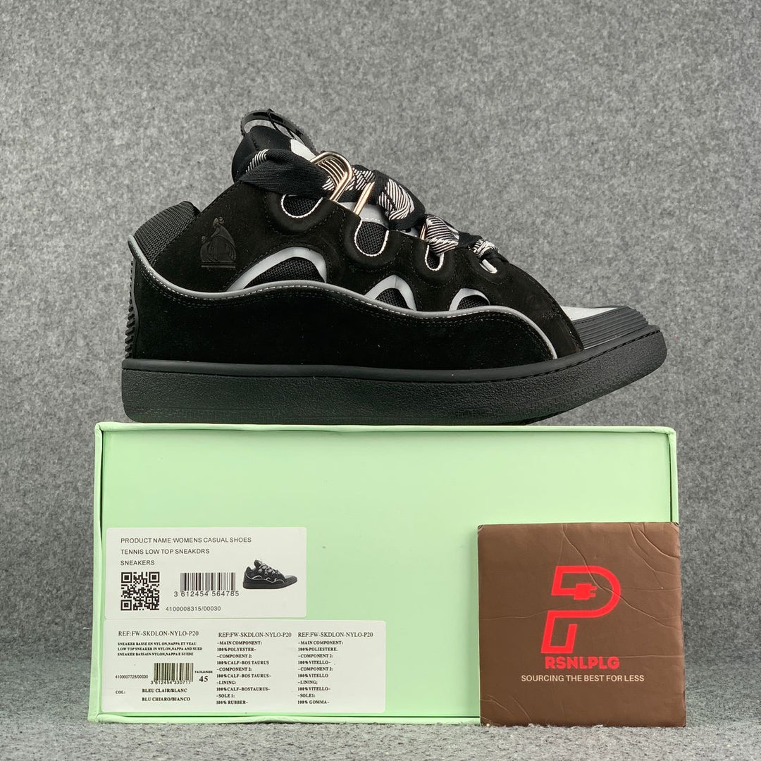 Lanvin Curb Sneakers 'Black Grey' – Prsnlplg
