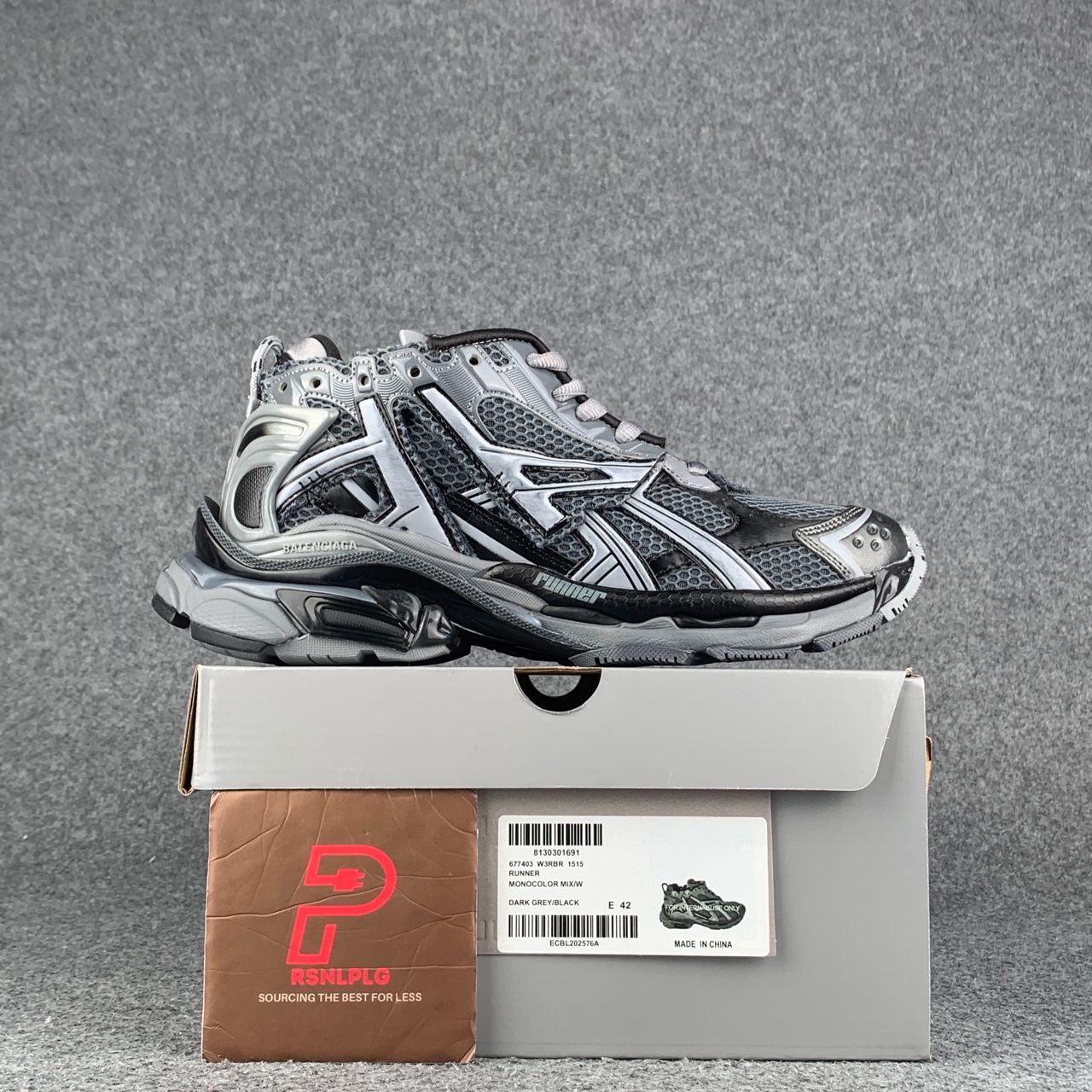 Balenciaga Runner Sneaker 'Dark Grey Black'